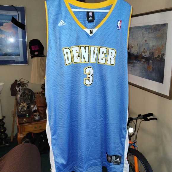 Allen Iverson Denver Nuggets Adidas basketball jersey size 4XL - Picture 2 of 9